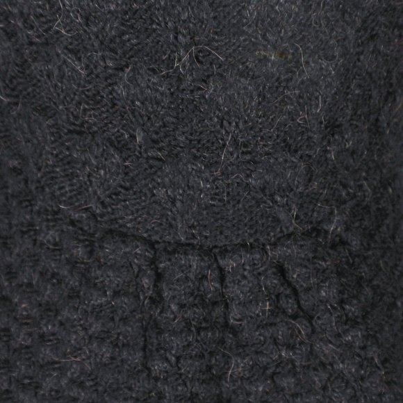 Vintage Y2K Max Azaria BCBG Alpaca Mohair Ash Gray Cardigan Copper Flecks - Picture 11 of 15